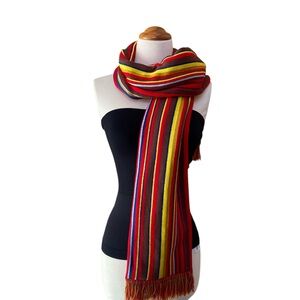 Puffy Thick Colorful Long Winter Scarf